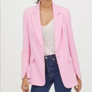 Bright pink blazer